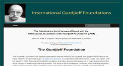 Desktop Screenshot of gurdjieff-foundation.org