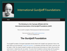 Tablet Screenshot of gurdjieff-foundation.org